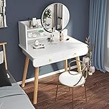 tocador niña madera amazon ★ TOCADOR DE MADERA: Hecho de madera dura más MDF, construcción duradera con patas de madera para garantizar suficiente soporte, lo que resulta en un tiempo de uso prolongado。