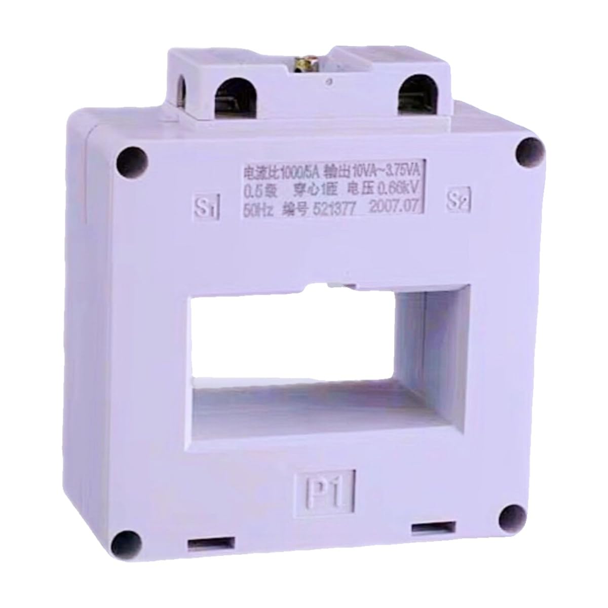 Transformateur d'intensité BH-0.66I 2000/5 0.2S triphasé AC avec trou 120 - 2