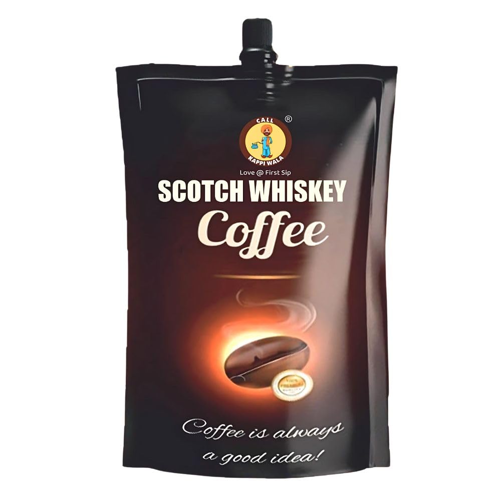 100% Non-Alcohol Primium Filter Wine Coffee Docoction 500 ml - Ready To Use | 80% Coffee & 20% Chicory (500 ml, Scotch wiskey)