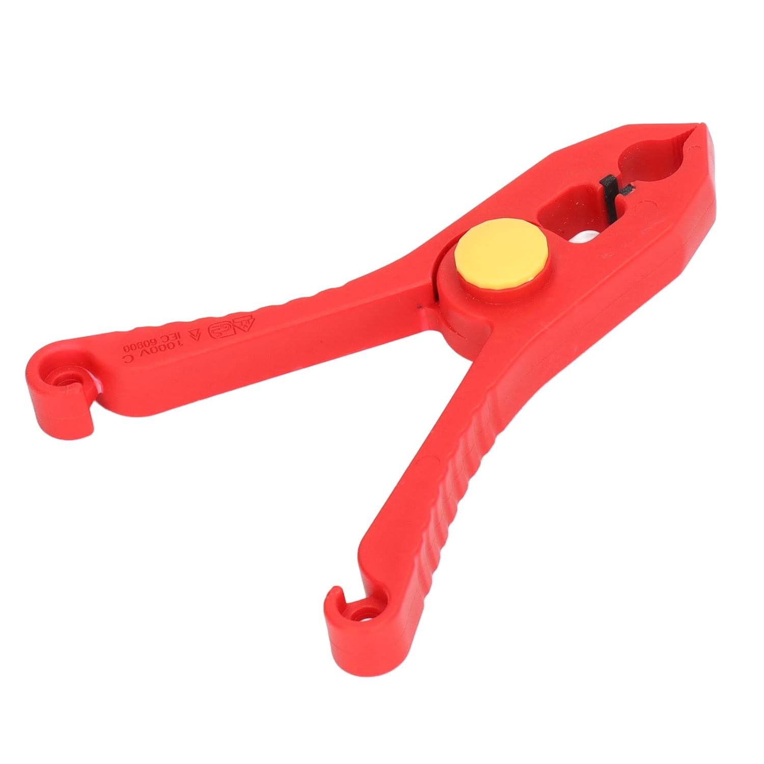 Insulated Wire Clip, Plastic 1000V Insulating Antimagnetic Tool, 33mm Maximum Opening for Instrument Installation and Circuit Maintenance