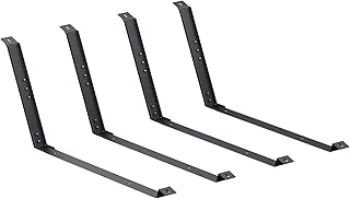 Anker SOLIX Solarmodulhalterung für Flachdach und Garten, 2er-Pack, Solarpanel-Halterung, Für Flachdach Garten Terrasse Boden, Einfache Installation, Anti-Rutsch-Design, 20° Neigungswinkel, in Schwarz