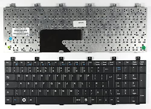 Clavier pour ordinateur portable Everex StepNote XT5300T noir pour remplacer un clavier usé