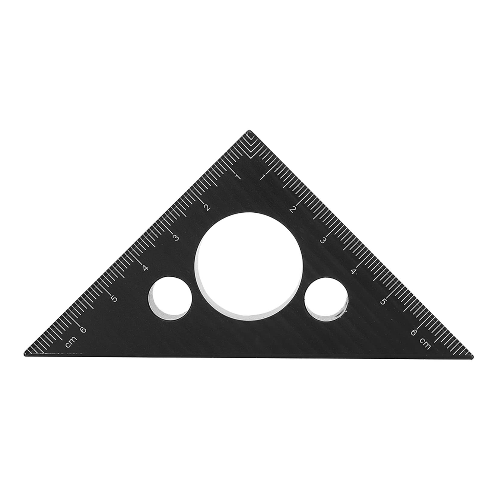 Precision triangular ruler， 45 Degree Alum Alloy Thickened Angle Ruler Precision Tool Woodwork Carpenter Projects
