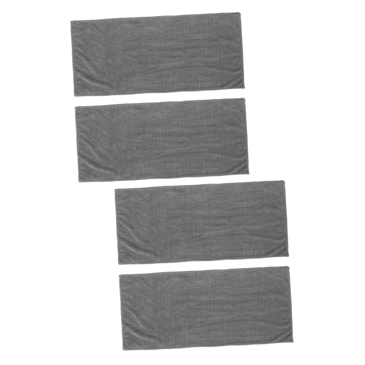 Serviettes de sport microfibre : lot de 4 draps de fitness légers et absorbants