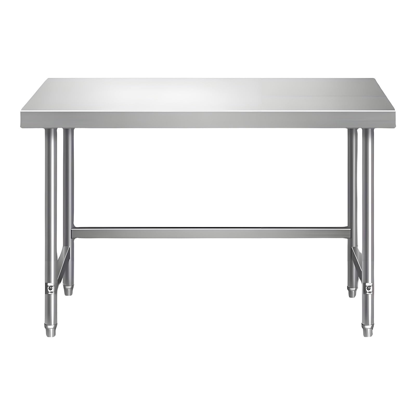 Mesa de preparación de cocina comercial de acero inoxidable, resistente para preparación de alimentos y picar, perfecta para restaurantes, hogares y hoteles (60 x 40 x 80 cm)