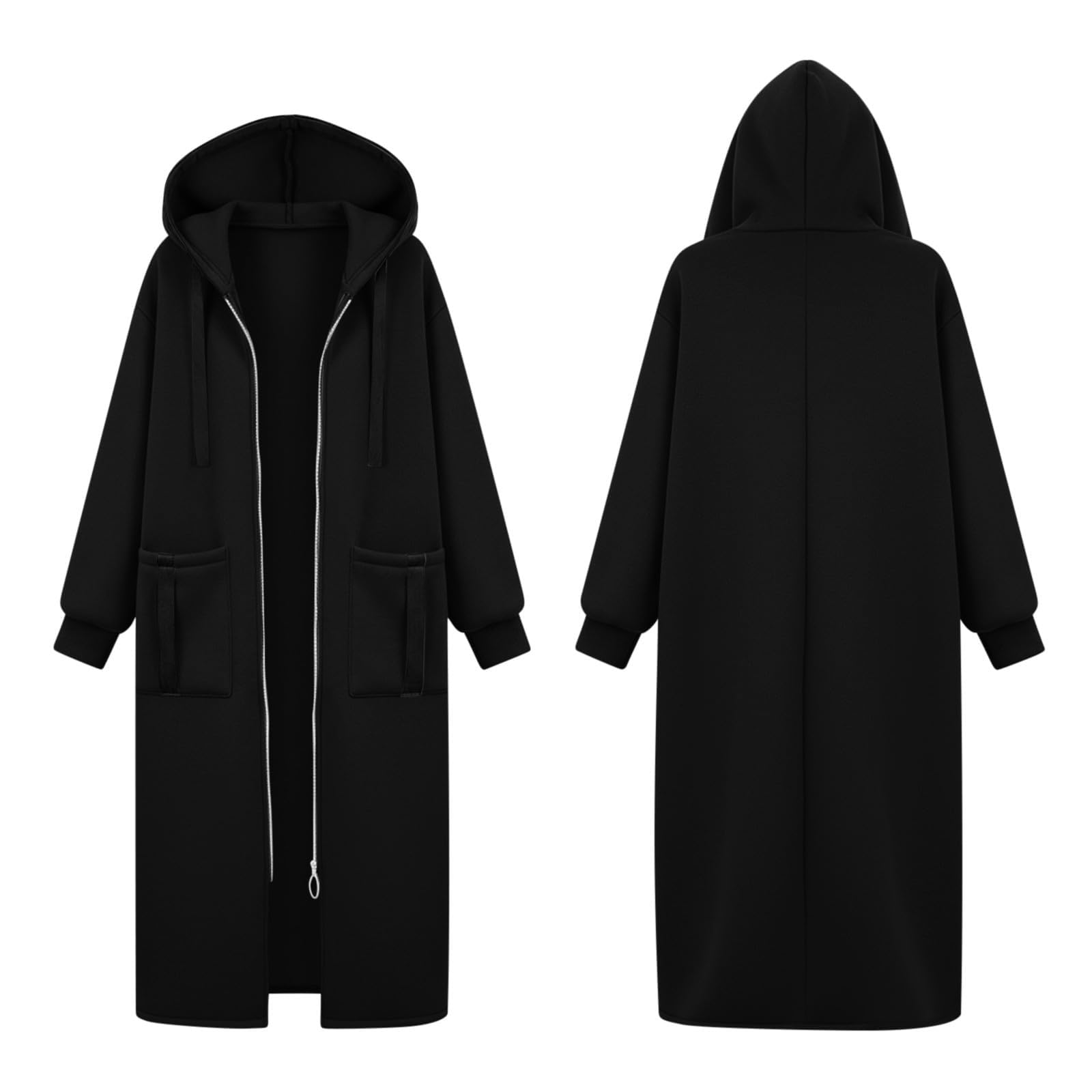 Sudaderas Con Capucha Para Mujer,Sudadera Femenina Con Cremallera Integral Mangas Largas Tejido Ligero DiseñO Casual Deportivo Bolsillos Laterales Ideal Para Entrenamientos Al Libre Ajuste Holgado