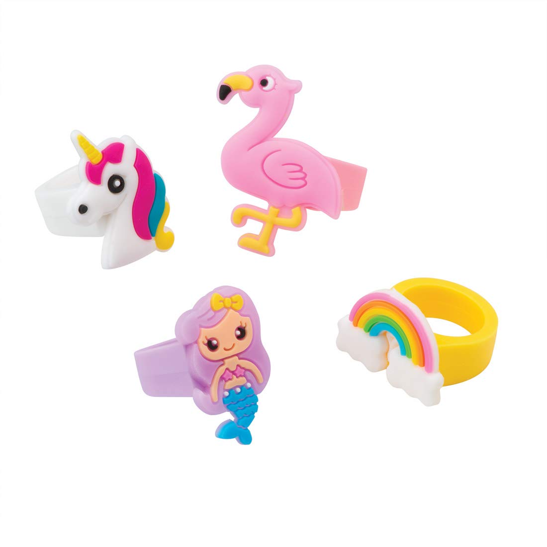 Trendy Rubber Rings - Prizes and Giveaways - 48 Per Pack