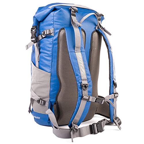 Mochila AquaQuest Riparia impermeable 45L azul miniatura 3