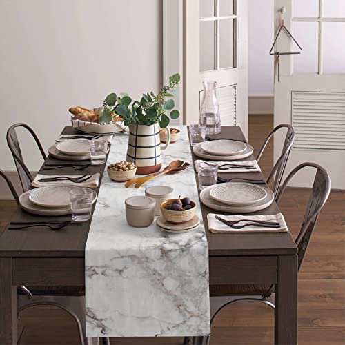 Chemin de table décoration de maison agate marbre HGCHH pour table de dîner - 3
