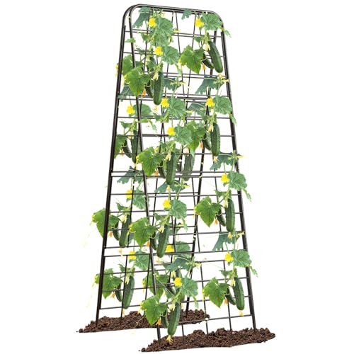Heavy Duty 50'x17' Adjustable A-Frame Trellis for...