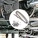 Exhaust Hose for Power Generator, Exhaust Hose Silencer Set 25 mm Auxiliary Heater Exhaust Muffler Car Stainless Steel Exhaust Pipe with Two Stainless Steel Clips for Diesel Heating (200mm)