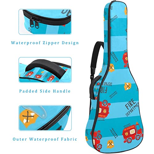Sac à dos guitare acoustique imperméable housse rembourrée douce