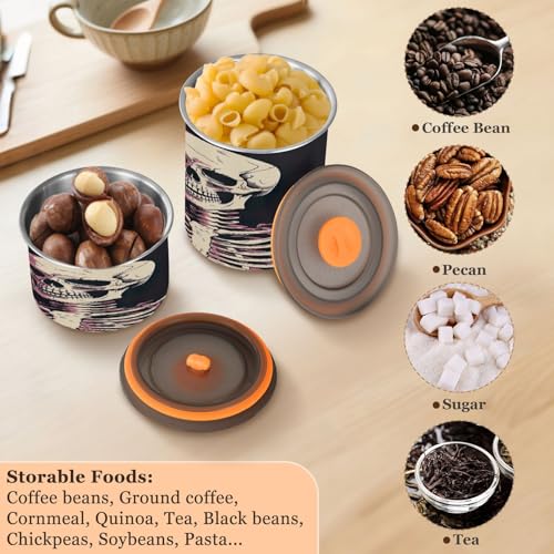 Contenedor Hermético de Acero Inoxidable para Café 900ml miniatura 5
