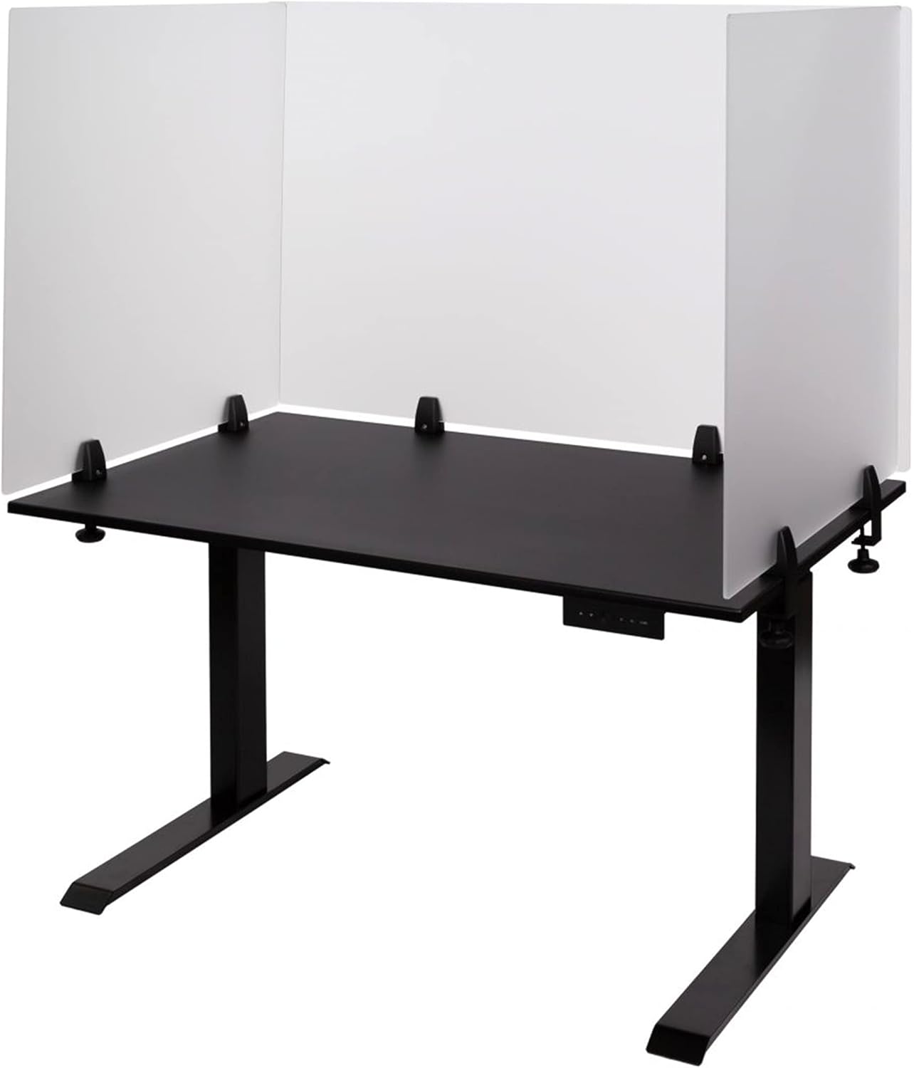 Buy Stand Up Desk Store ReFocus ClampOn Acrylic Sneeze Guard Desk