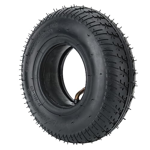 Mobility Scooter Tires 2.80 2.50 4 with Pneumatic Tires and Strong Grip, Mobility Scooter Tube for Electric Wheelchairs and Electric Wheelchairs