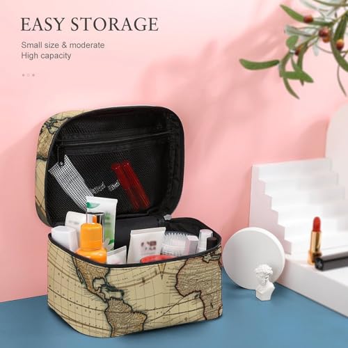 Bolsa de maquillaje con compartimentos para evitar el desorden 6