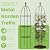 Lancisism 100% Metal Trellis for Climbing Plants Outdoor - Garden Metal Obelisk Trellis Vertical Plant Support for Climbing Vines & Flowers - Sturdy Steel Arch Trellis for Potted Plants Indoor Green
