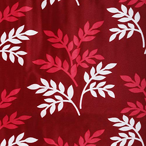 Image of Polyester 3-Layered Microwave Oven Top Cover With 4 Utility Pockets Suitable for Upto 30 Liter (Color- Maroon, Size-36x14 Inches)