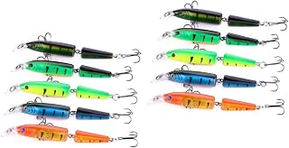 BESPORTBLE 10 pcs fishing baits emerger lures bait fishing lures trout lures Fish Shape Baits bionic bait 3d