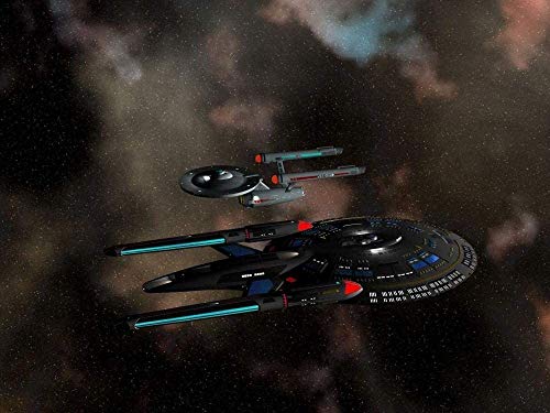 okuya Rompecabezas creativo 1000 Rompecabezas de rompecabezas para adultos Star Trek Dos naves...