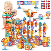 Marble Run Track Building Blocks Toy Set, 248 PCS Marble Runs Game for Kids 3-12, Race Track Building Blocks with Storage Bag, STEM Learning Educational Construction Toys Gift for Boys Girls Age 3+