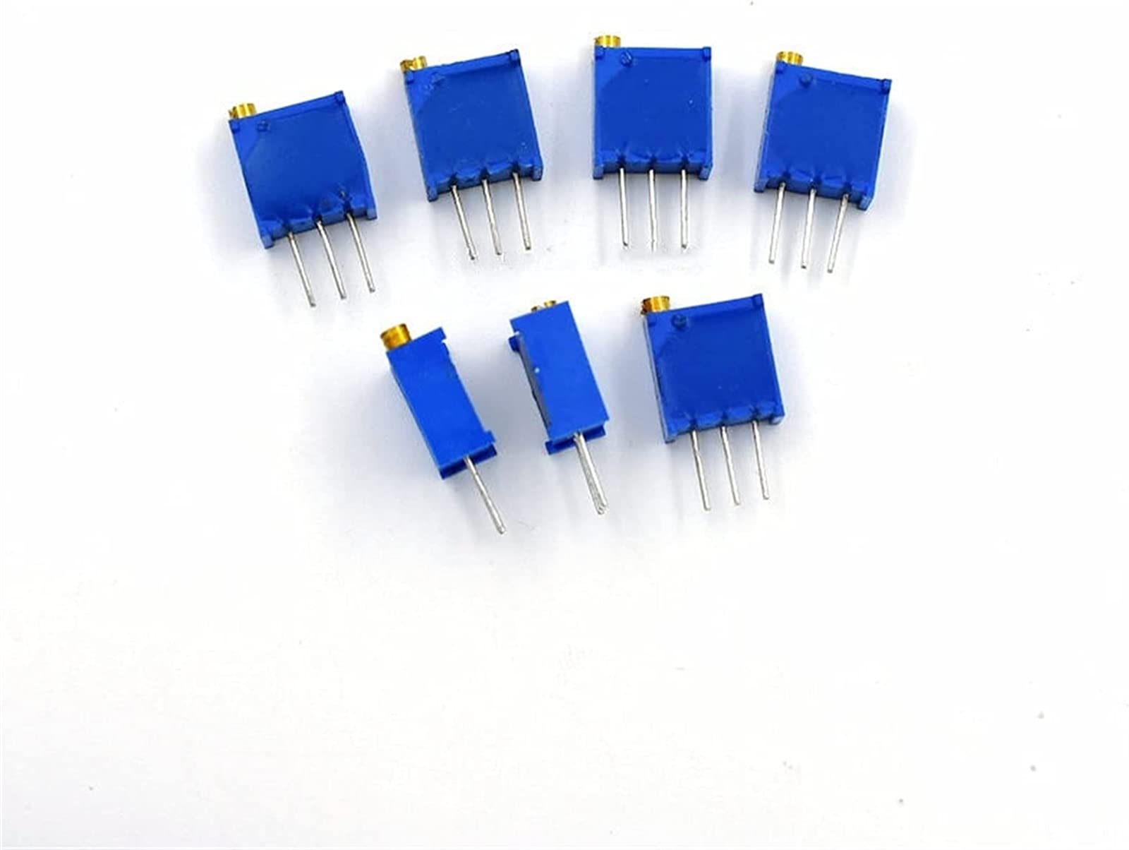 Assortiment De 50 Potentiomètres Réglables 3296W Avec Bouton - Pour électronique, Bricolage