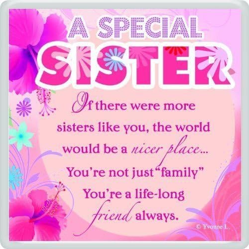 La mejor hermana del mundo. Imán sentimental para nevera  Navidad, regalo de cumpleaños