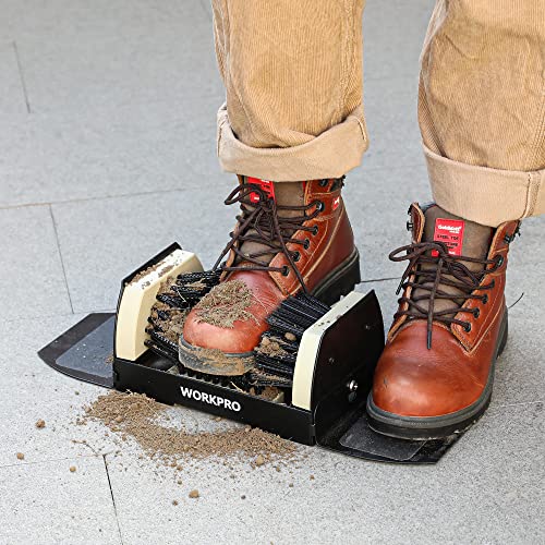 Workpro Boot Scrubber, Heavy Duty Boot Cleaning Scraper Brush, Shoe Mud Cleaner, For Indoor And Outdoor Use #TOP6