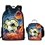 Water Fire Soccer Painting