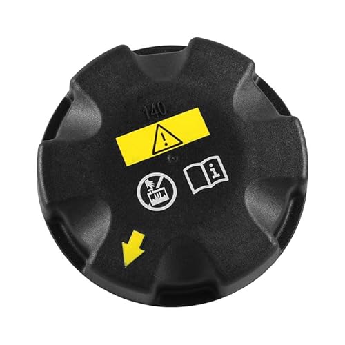 Radiator Cap Cover, Replacement for Part Numbers 17117639020, 17117521071, Compatible with BMW 1, 2, 3, 4, 5, 6, 7 Series 2004-2019 Models