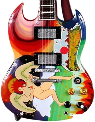 FanMerch Guitarra, Crema, Yardbirds, Blind Faith, Psychedelic Fool Miniature Guitar Collectible