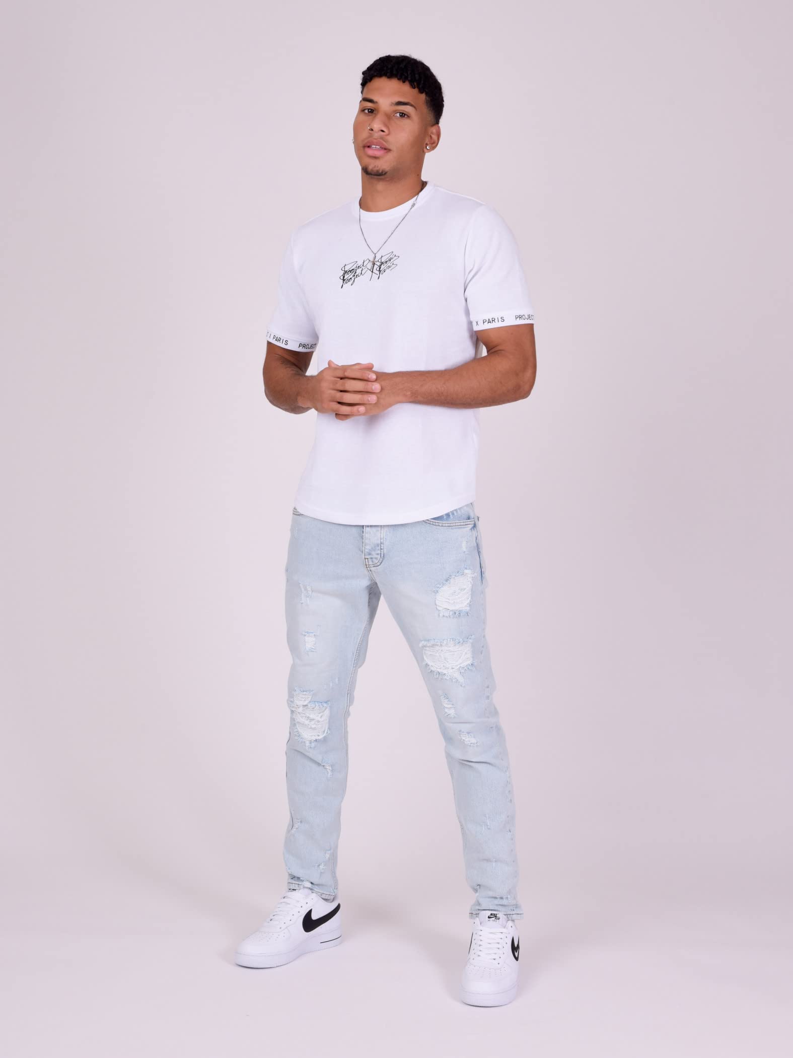 Project X Paris Odzież Jeansy 98% Cotton,2% Spandex Szary Rozmiar 30, Codzienne Ubranie