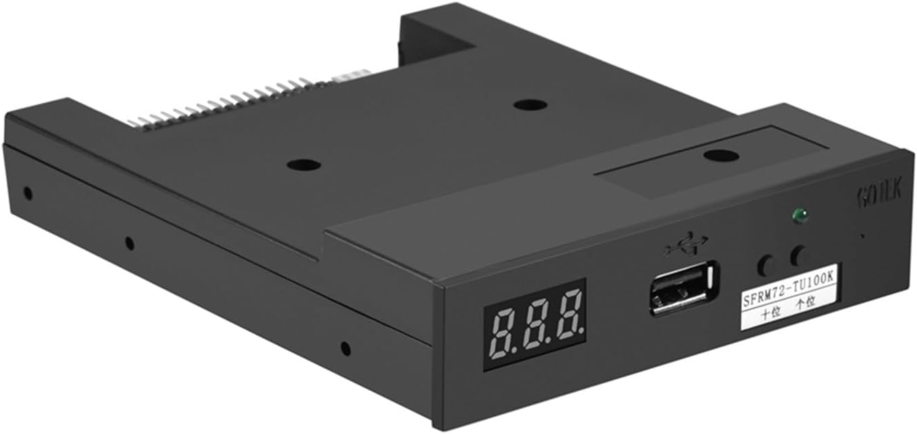 Yosoo SFRM72-TU100K USB 3.5" 720KB Floppy Drive Emulator for Industrial Control Equipment Compatible with Systems Data Transfer Device for Retro Computers