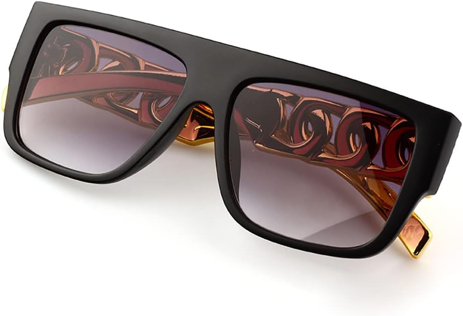 Gionforsy Hip Hop Costume Kit 80s 90s Rapper Accessories Bucket Hat Sunglasses Gold Chain Bracelet Ring - Image 6