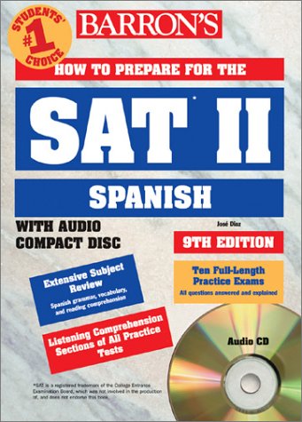 Amazon.com: How to Prepare for the SAT II Spanish with Compact Disc ...