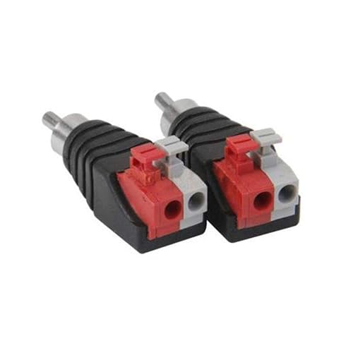 Miniatura 2 de Lollipop Cable de altavoz a audio macho RCA conector adaptador Jack Plug 10pcsSet