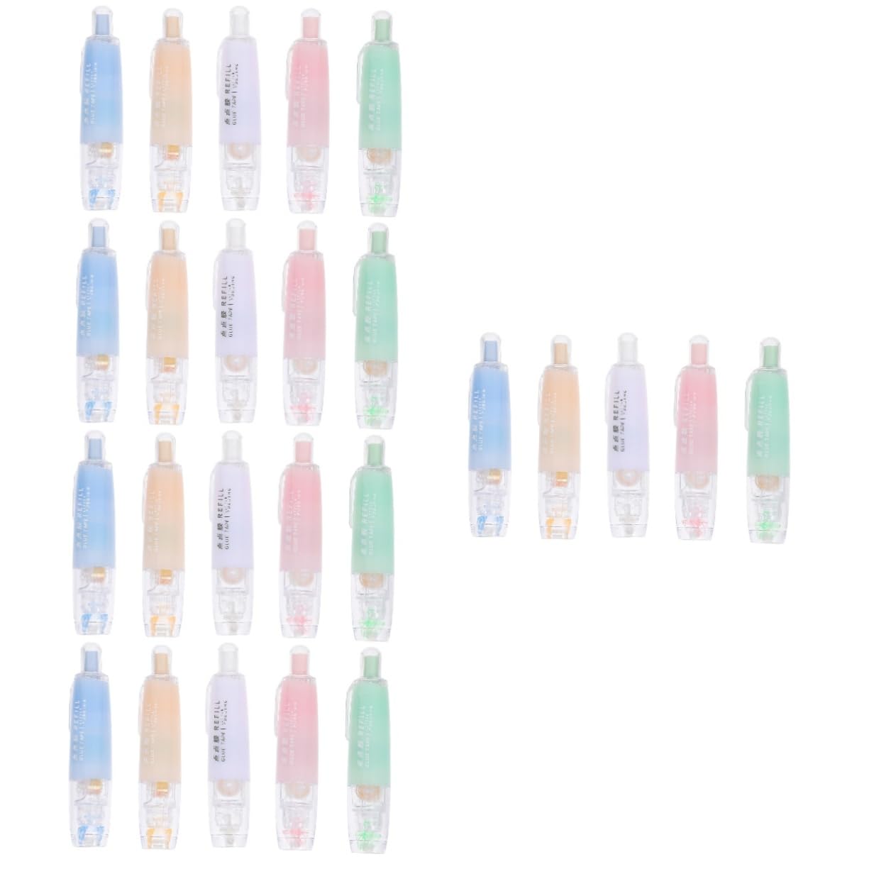 Housoutil 5 Set Penna Colla Rapida Ad Asciugatura Colla Artigianale Versatile Per Scrapbooking E Lavori Design Ergonomico Gocce 5 Pezzi*5