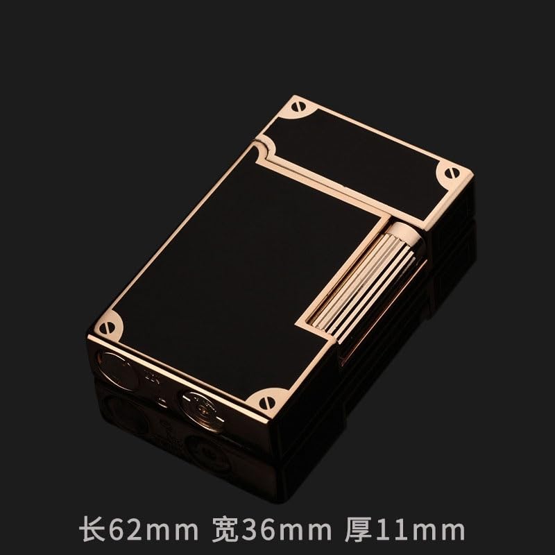 Encendedor retro flip recargable de butano rojo miniatura 6