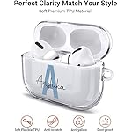 Mitzvah-Customized-Transparent-Clear-Airpods-Pro-Case-with-Name-Personalised-Airpod-Pro-Cover-with-Keychain-for-Airpods-Pro-1st-and-2nd-Generation