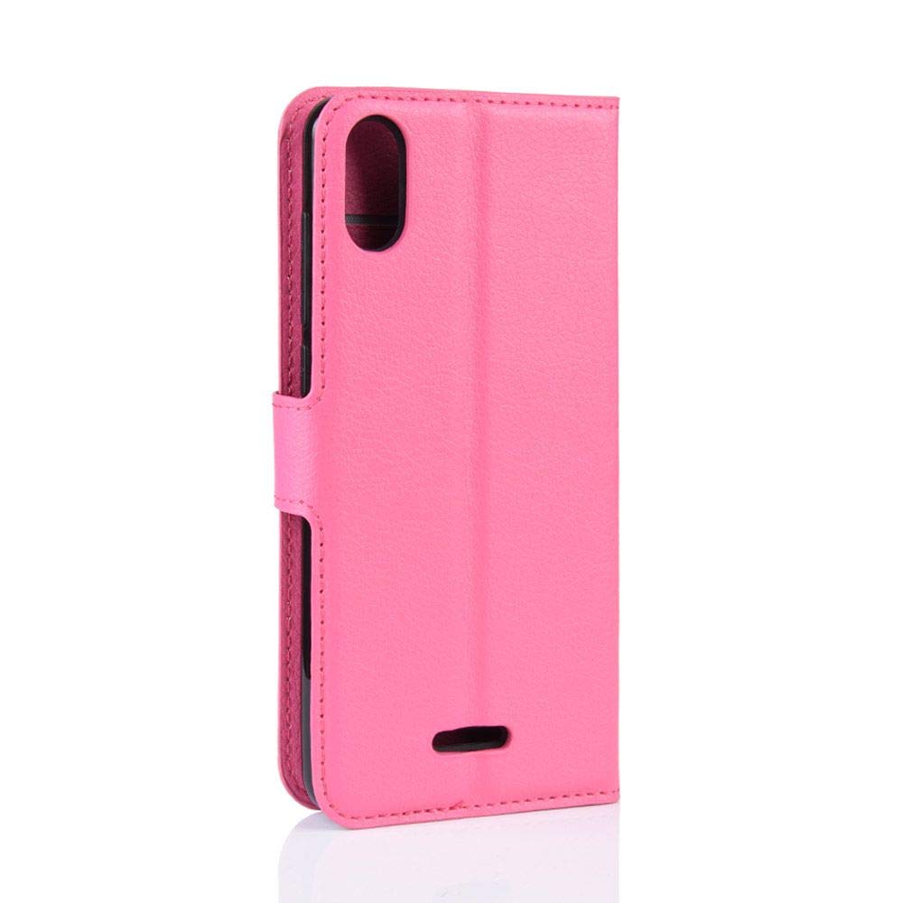 Custodia Portafoglio In Pelle Per Wiko Y80 – Con Slot Carte E Supporto – Flip Cover Magnetica