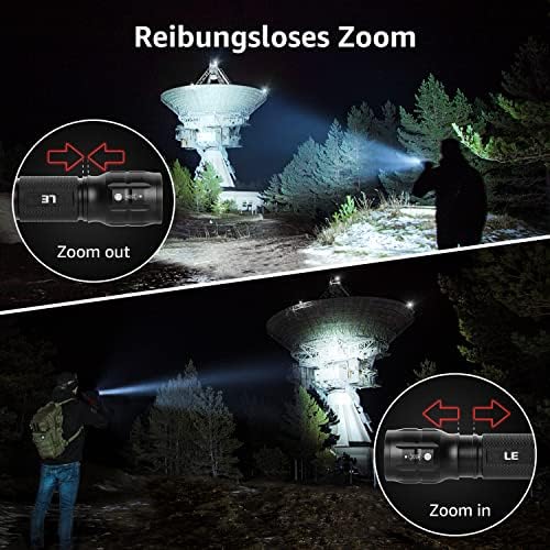 Mini LED Taschenlampe LE1000 von Lighting EVER Kompakt und robust