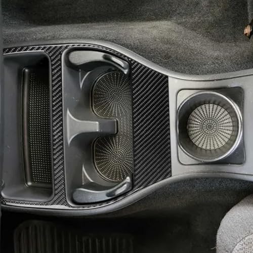 Cubierta de Marco Portavasos de Fibra de Carbono para Dodge Dakota miniatura 4