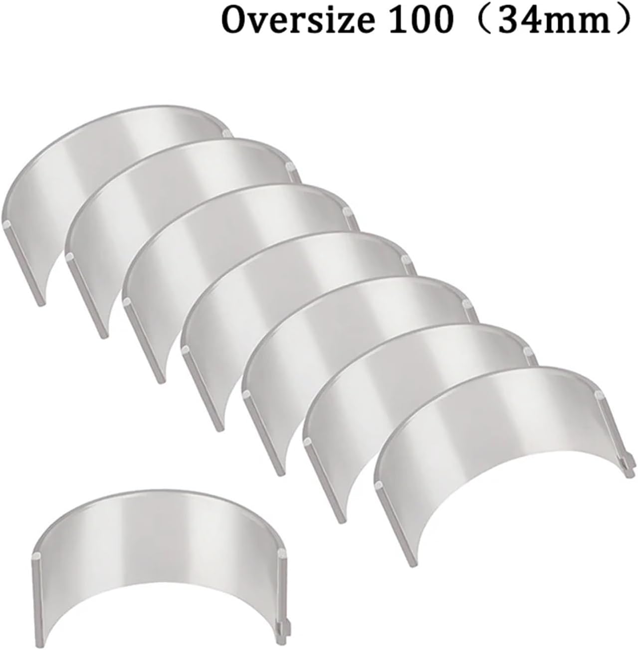 8 Pcs Motorcycle Engine Parts STD ~ +100 35mm 34.75mm 34.5mm 34.25mm 34mm Connecting Rod Bearing Compatible with Kawasaki Z750 Z 750 (Color : Oversize25 34.75mm)