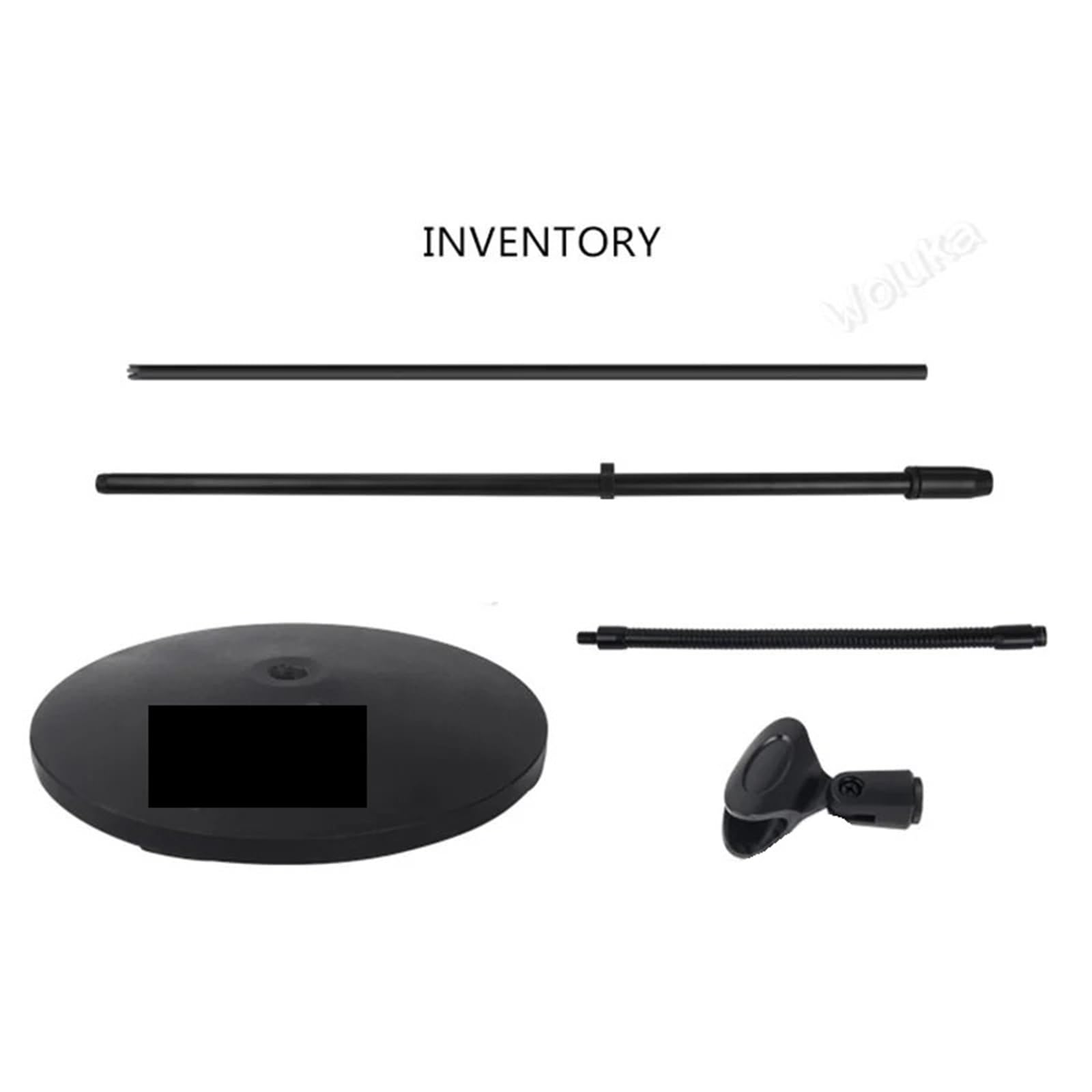 Supporto Per Microfono Clip for supporto for microfono Supporto for for cantante retrattile con base a disco verticale portatile da palco