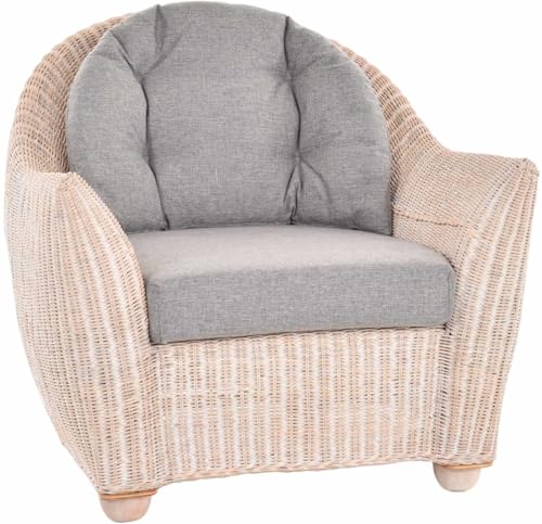 Wohnzimmer Rattansessel Nassau Korbsessel Wintergarten Lounge Sessel...