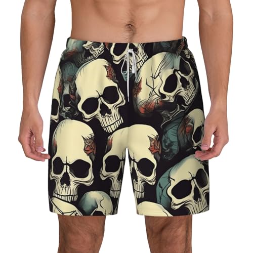 Short de bain homme motif squelette : fini les maillots lourds qui collent