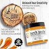 Torch Paste - The Original Wood Burning Paste | Made in USA | Heat Activated Non-Toxic Paste for Crafting & Stencil Wood Burning | Accurately & Easily Burn Designs on Wood, Canvas, Denim & More | 3 OZ #2