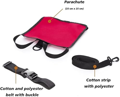 Miniatura 2 de Paracaídas de natación - Equipo de entrenamiento de resistencia, diseño de múltiples tiempos, correa de nailon duradera, cinturón de algodón