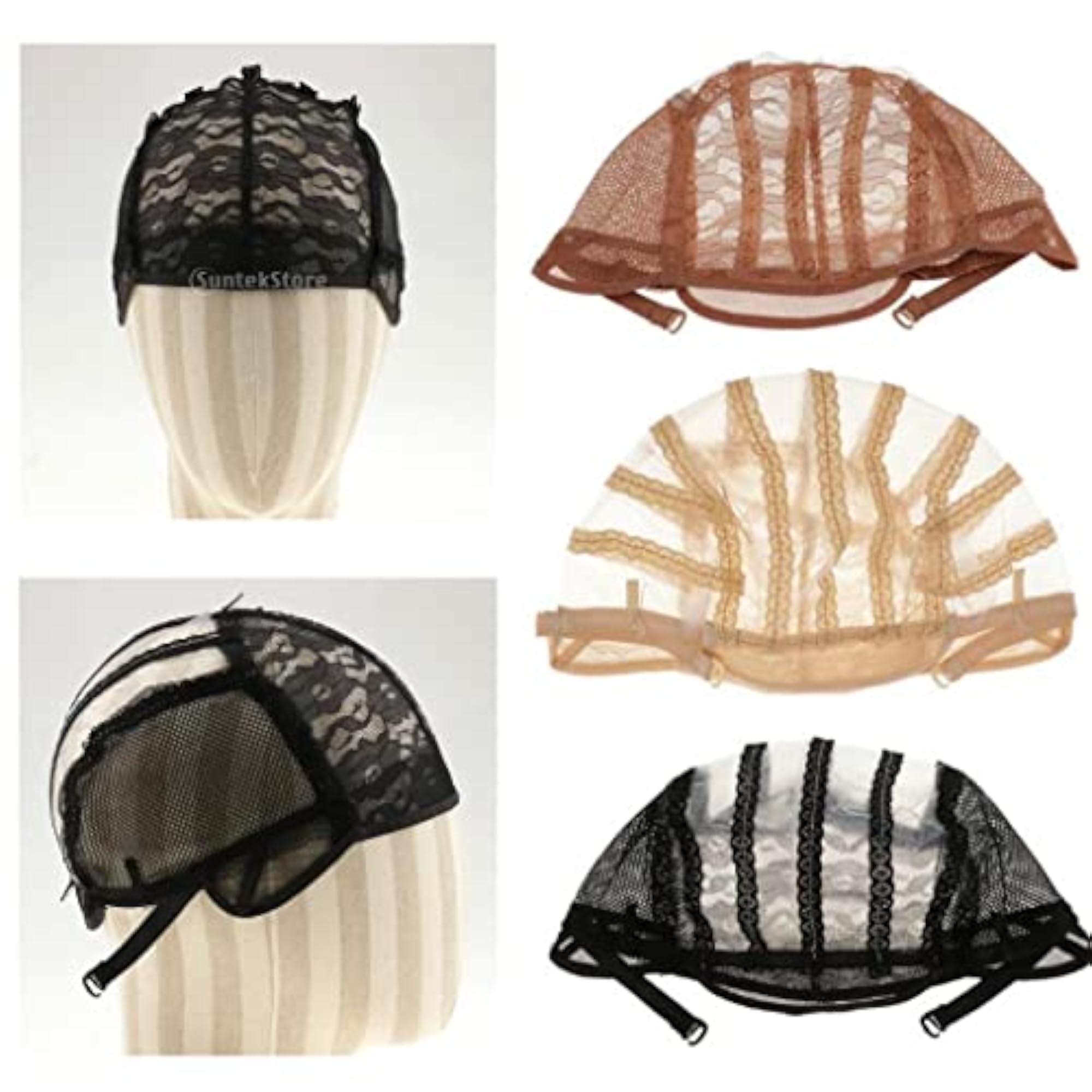 Wig Making Base Inner Cap Adjustable Weave