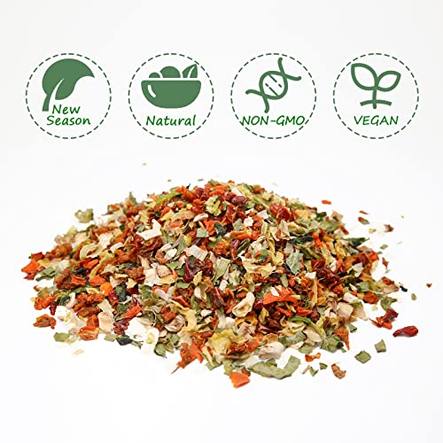 image for YUHO Ramen Toppings Dehydrated Dried Kimchi Vegetable Flakes All Natur